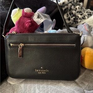 Kate Spade Black Leather Shoulder Bag